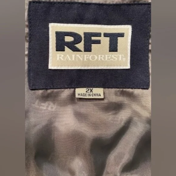 RFT Rainforest Black Micro Suede Jacket 2 Zipper‎ Phone Pocket Collar 2XL